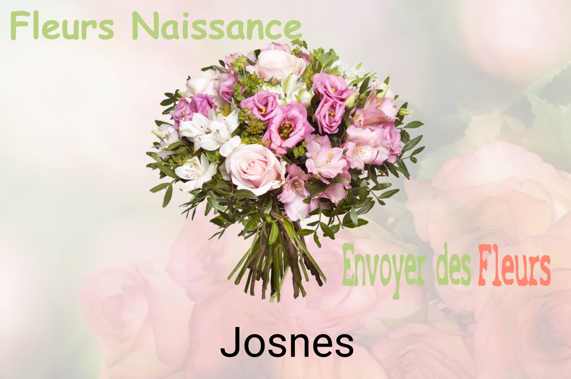 Bouquet de fleurs de naissance livré à Josnes
