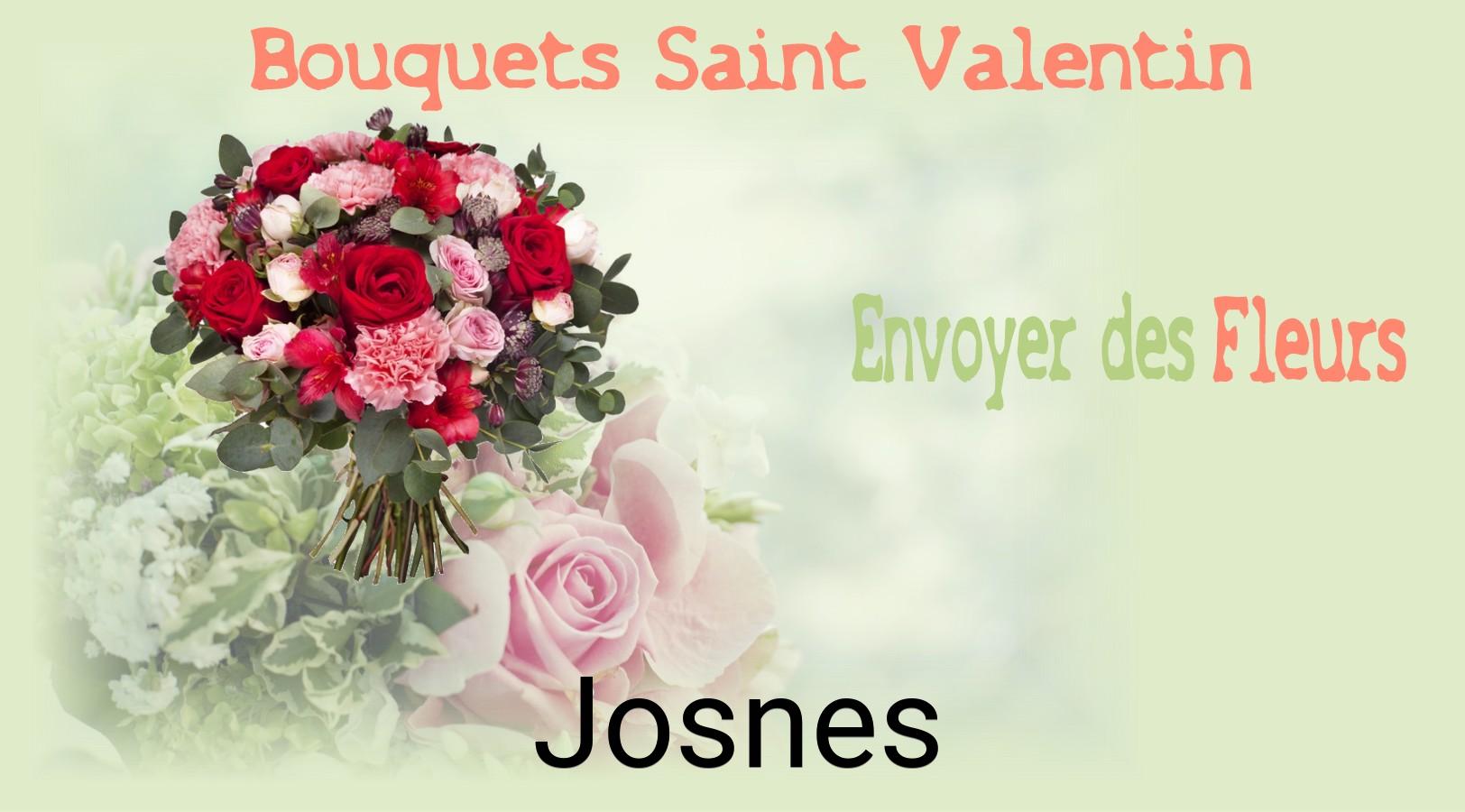 Roses de Saint-Valentin livrées à Josnes